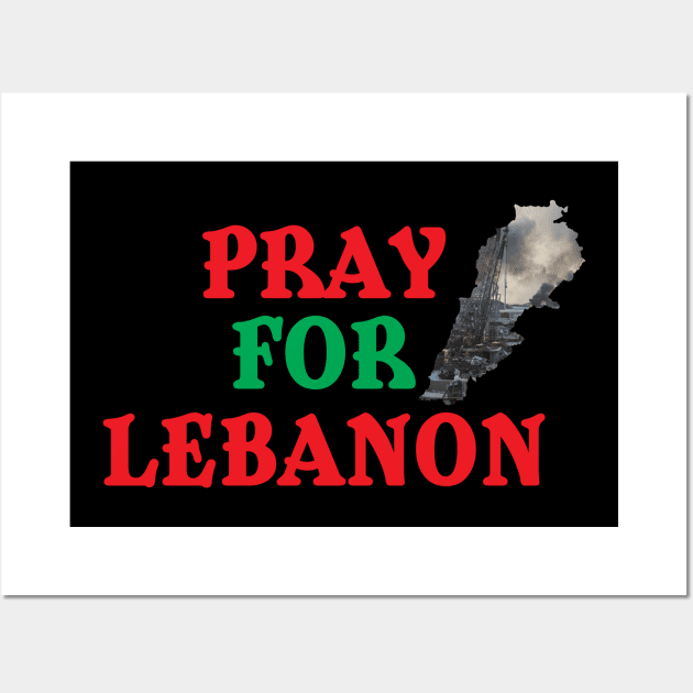 Pray For Lebanon Wall Art by Hiyokay